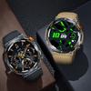 Rainbuvvy HT17 Montre Connectée Appel Bluetooth 1,46 pouces IPS IP67 Étanche Lumières LED 450mAh Fréquence Cardiaque Montre de Sport d'Extérieur