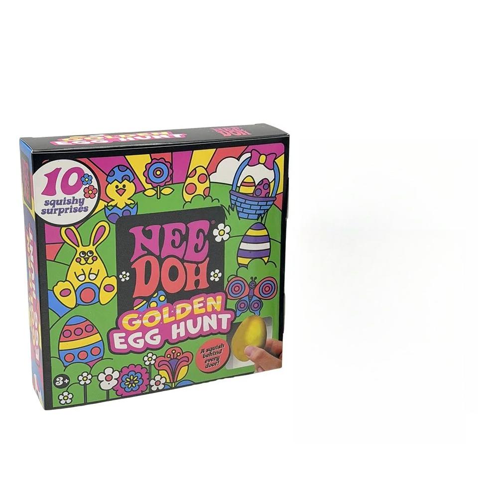 Needoh Goldenes Ei Oster Blind Box Fidget Spielzeug Squishy Überraschung Stressabbau Kneten Geschenk für Kinder Party