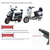Black Motorcycle Brake Pump Assembly, 160 mm Lever, 22 mm Handlebar Mount, Aluminum Service Part for Repair Shops
