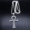 Ankh Cross Necklace - Ancient Egypt Inspired Men's Hip Hop Jewelry, Perfect Christmas Gift