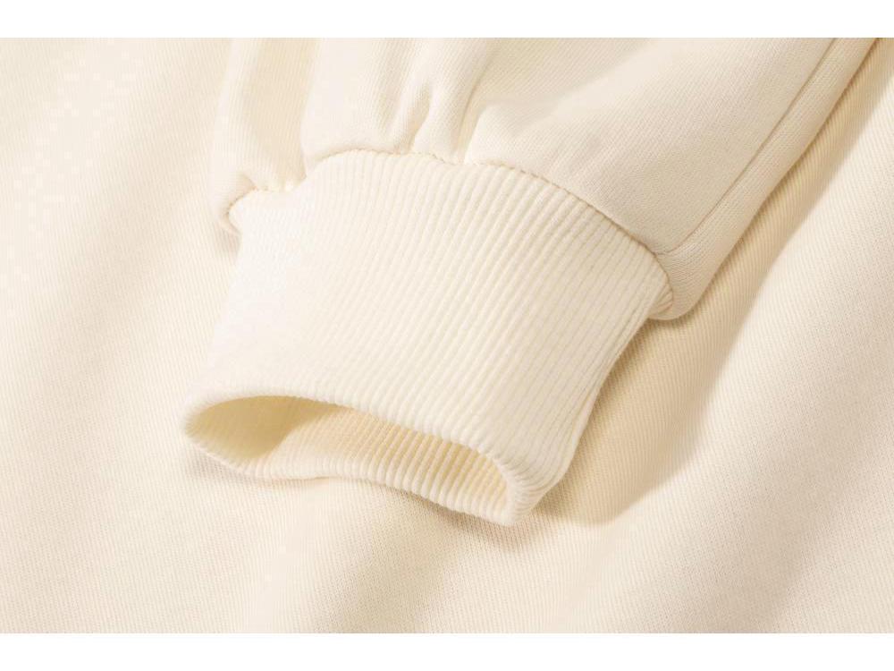 Plain Cotton Color-Block Polo Sweatshirt with Custom Logo, Turn-Down Collar, Loose Thin Fit for Autumn/Winter