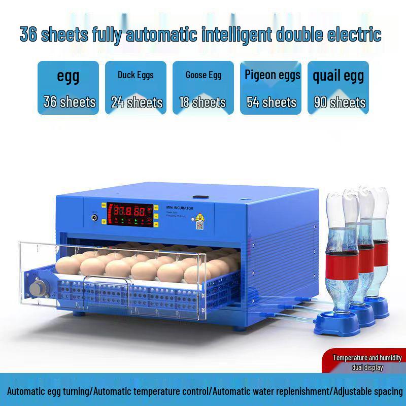 Incubatrice Automatica Intelligente per Uova: Adatto per la schiusa di pulcini, anatroccoli e ochetti.