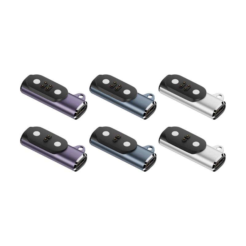 Magnetic Type C Charging Connector With 4Pin 2Pin Compatibility Indicator Light for 2 Bone Conduction Headphones