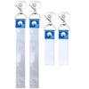 [IMPACT Online] Silver Tape Holder, Silver Tape Storage Case, Holder Cover, Keychain, 4-Pack (Blue, 22cm & 45cm X 2 Each)