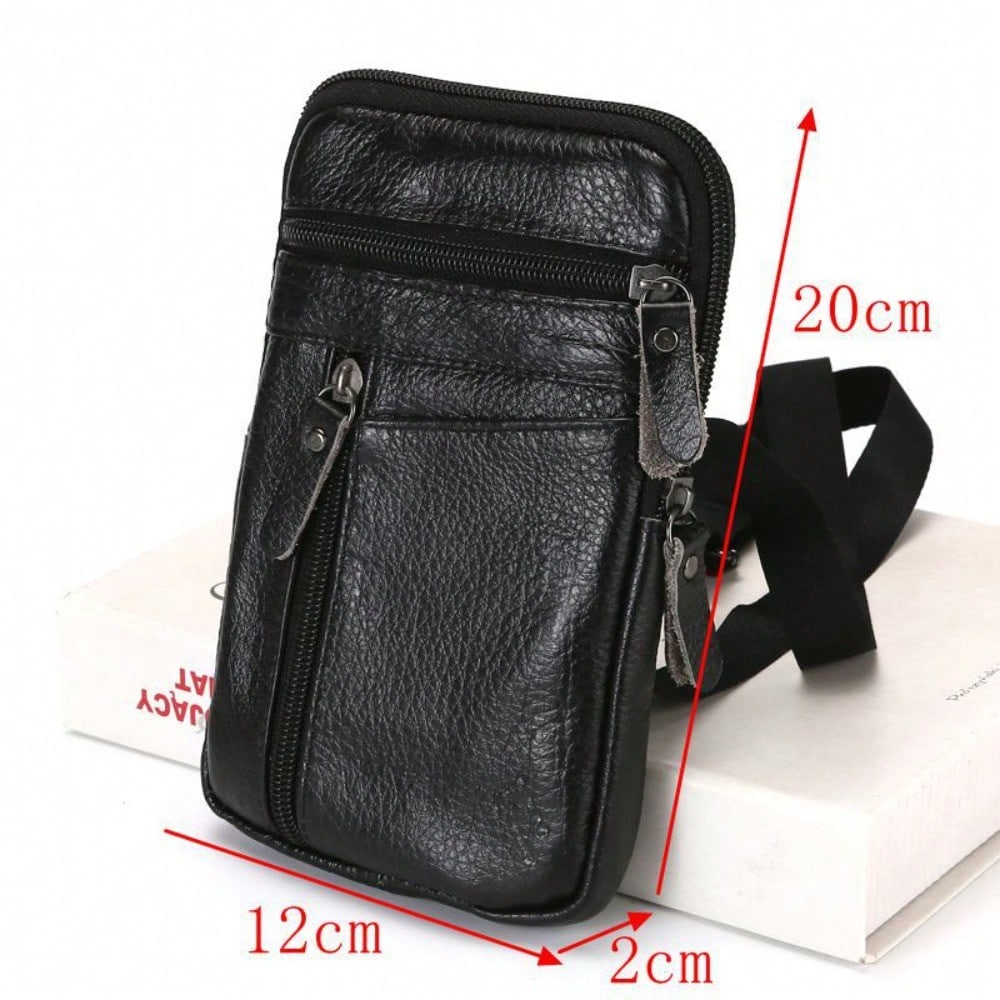 New Mobile Phone Fanny Pack Outdoor Shoulder Messenger Bag Hand-held Passport Document Fashion Bag
