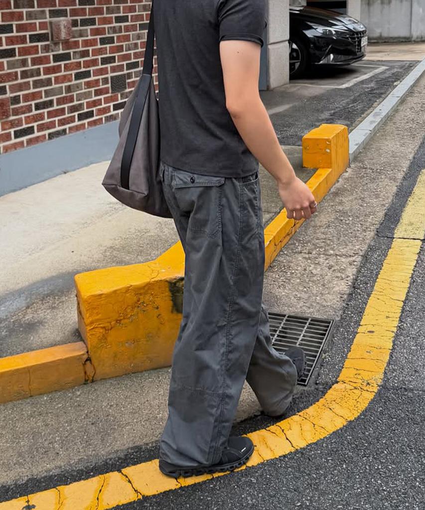 INTEMPOMOOD Cool Breeze Curved Pants_Charcoal