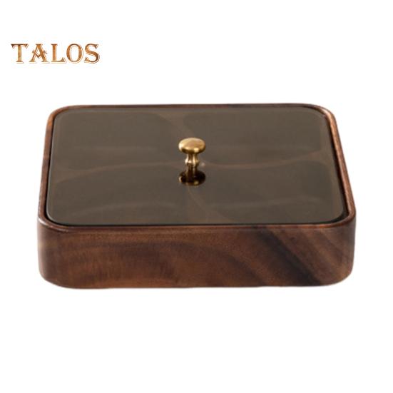 

Разделенный поднос с прозрачной крышкой, большой емкости, не содержит бисфенол А, легко моется, переносной контейнер для закусок, поднос для фруктов A