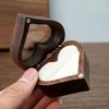 Women's High-end Jewelry Box Storage Wooden Portable Compact Wedding Solid Wood Small Necklace Earrings Ring Storage Box