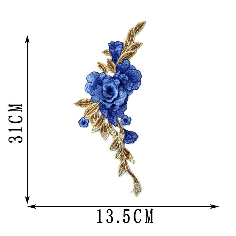 Floral Embroidery Embroidery Patch DIY Sew on Patch Fashion Elegant Sewing Accessories