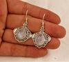 Solid 925 Sterling Silver Moonstone Gemstone Designer Earrings Handmade Jewelry Boho Earrings Gift For Her