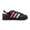 adidas Originals Superstar 2 Nyx Leather Slip Resistant Abrasion Resistant Low Top Skateboard Shoes Unisex Black JI0079(team516-)