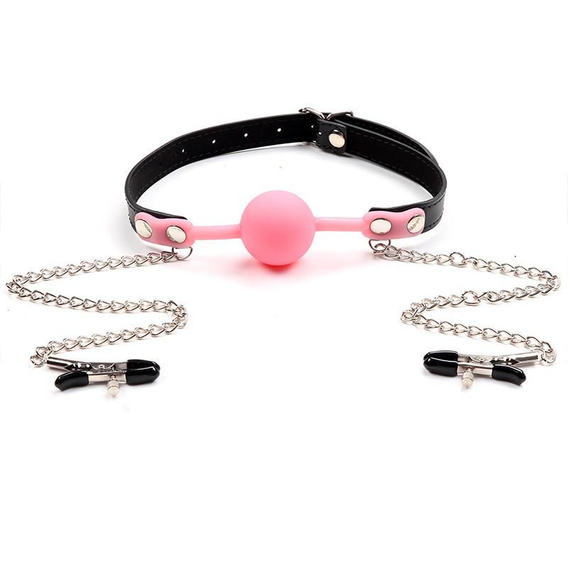 Silicone Saliva Ball Gag: Bondage Mouth Plug Alternative In Sex Toys.