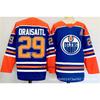 Mens Retro Ice Hockey Jersey Custom Embroidered 97 99 McDavid Gretzky Style Cotton Blend Training Shirt