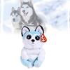 Ty Babies Beanie Siberian Husky Stuffed Animals Soothe Dolls Children Birthdays