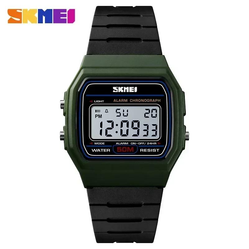 SKMEI 1412 Sport Paar Uhren Relogio Feminino Mode Damen Digitale Uhr Wasserdicht Anzeige Datum Woche Damen Armbanduhr