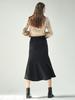 ACUD Mermaid Line Flared Skirt_Black