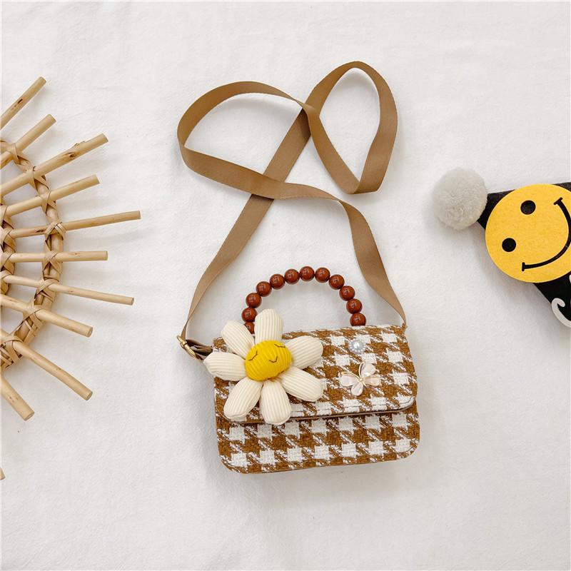 Trendy Mini Handbag For Kids Stylish Cotton And Linen Shoulder Bag For Girls