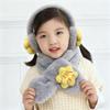 2025 Children's Cartoon Rabbit Fur Scarf – Thickened, Plush, Autumn/Winter Baby Neck Warmer for New Year and Christmas.