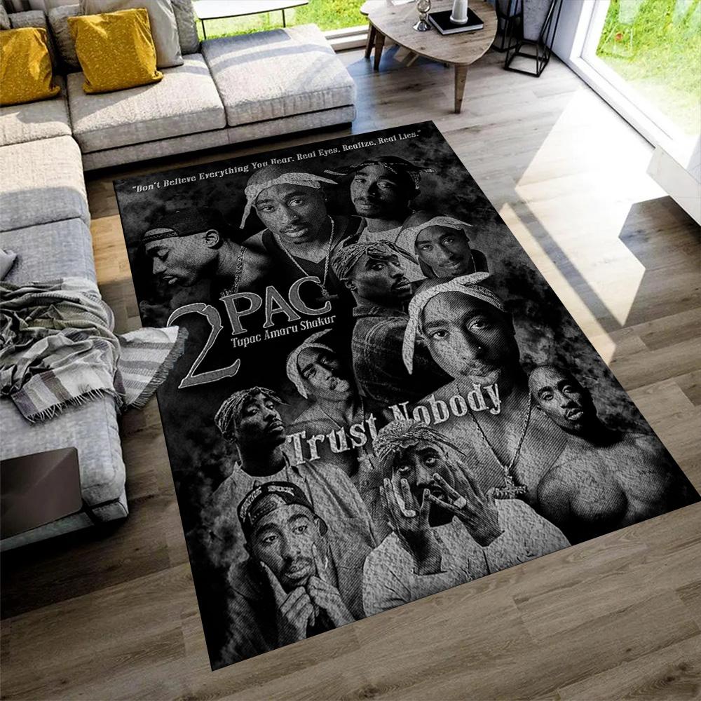 2pac Carpet Suitable for Dining Room Decorate room Playrooms Game Room Antislip Carpet Office home decor Perfect Gift for Women/Men