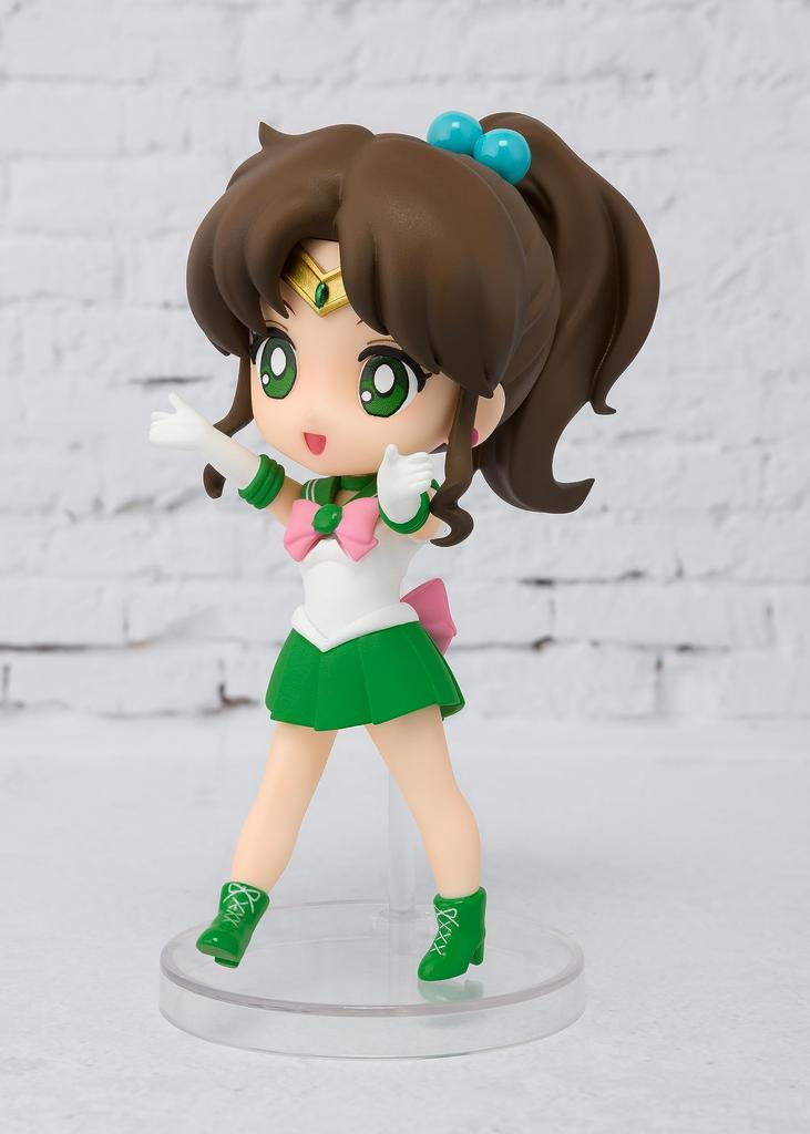 Figuarts mini Sailor Moon Sailor Jupiter figura pintada móvil de 90 mm (versión de reventa) aprox.. PVC y ABS