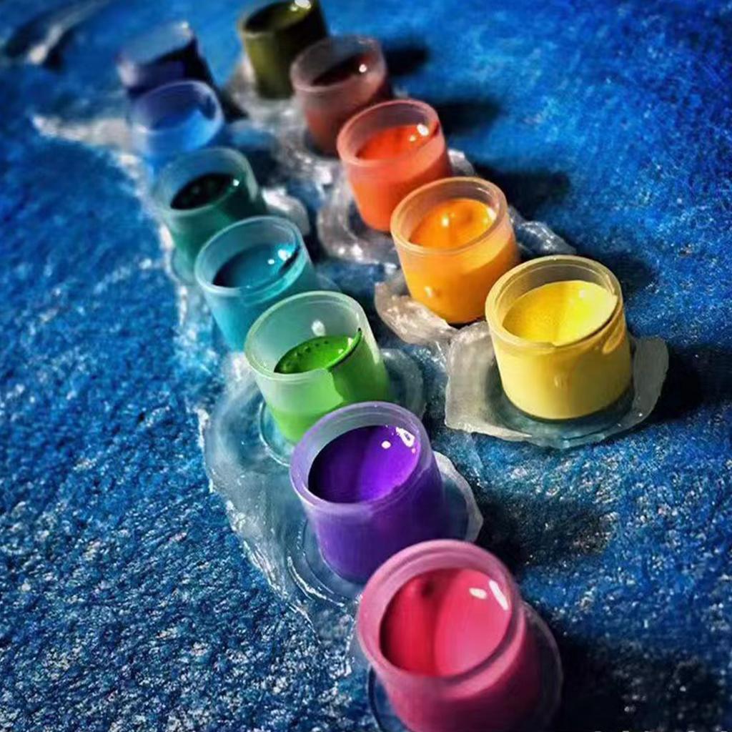 1000PCS Tattoo Ink Cups Plastic Disposable Transparent Small Ink Cups Tattoo Supplies With Base