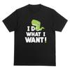 I DO WHAT I WANT T-Shirt | Funny Dinosaur Tee | Novelty Comedy Humour Joke Top