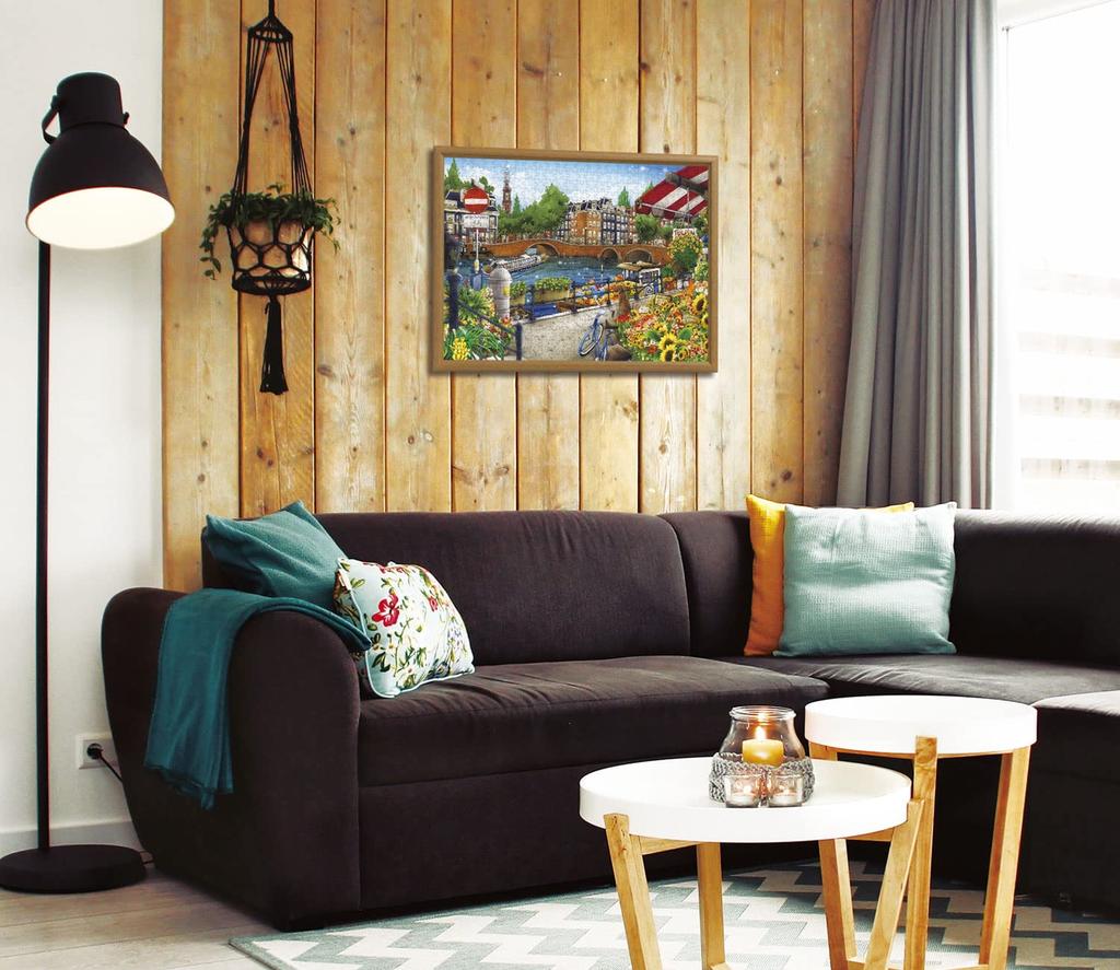 APPLEONE Dovolená v Amsterdamu od Hiroyuki x 38 Puzzle Vyrobeno v Japonsku 500-307 Keikawa, 500 dílků (53 cm) Puzzle,