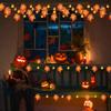 Delightful Led Halloween Decorative Lights With Adorable Pumpkins Ghosts And Bats For Parties