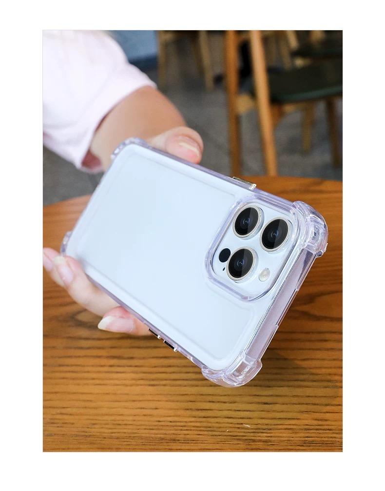 Plain Shockproof Clear Case For iPhone 17 16 15 14 13 12 11 Pro Max Mini 6 7 8 Plus SE For iphone 17 Air TPU Transparent Cover