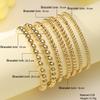 iF ME 7-piece Bracelet Set Handmade Beaded Bracelet Set Couple Beach Style Geometrical Ccb Elastic Jewelry