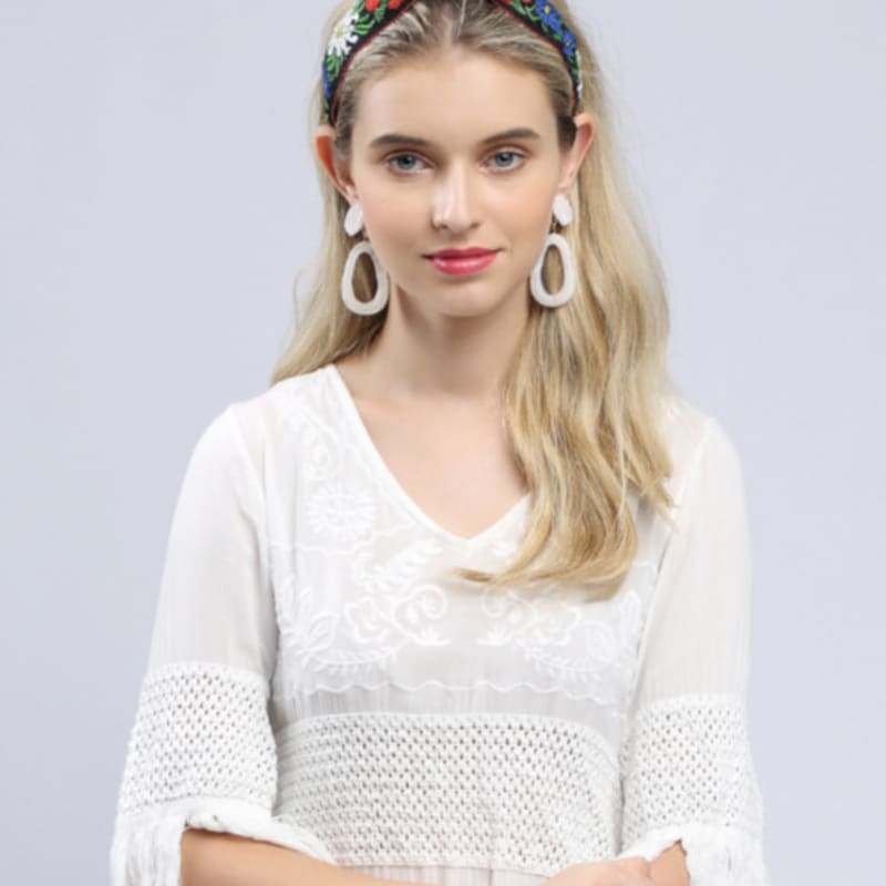 LALA Bohemian Imported Lace Hairband - ETC