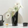 Ceramic Vase Set Minimalist Off-White Boho Pampas Flower Vase, Matte Grainy Texture Bookshlef Vases For Ins Style Home Decor