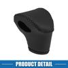 ABSOPRO Automatic Gear Shift Knob Cover Sheath Transmission Boot Shift Lever Faux Leather Black for Toyota Seltos 2021-2023