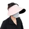 Outdoor Large Brim Sun Protection Hat Summer UV Protection Non-marking Breathable Empty Top Hat Foldable Cycling Sun Hat