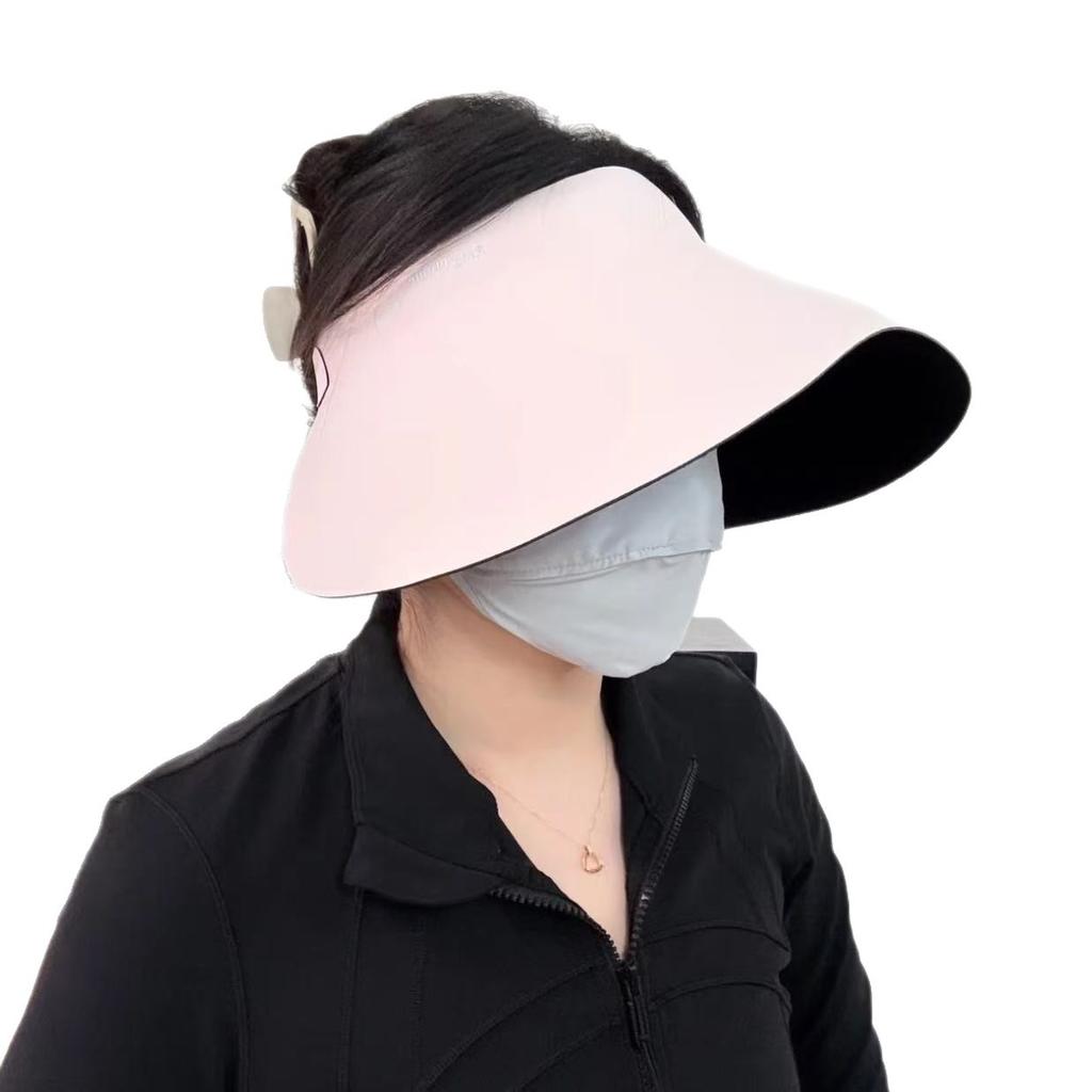 Outdoor Large Brim Sun Protection Hat Summer UV Protection Non-marking Breathable Empty Top Hat Foldable Cycling Sun Hat
