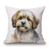 Jack Russell Yorkshire Labrador Dachshund Poodle Dalmatian Pet Dog Poster Art Cushion Cover Pillow Case
