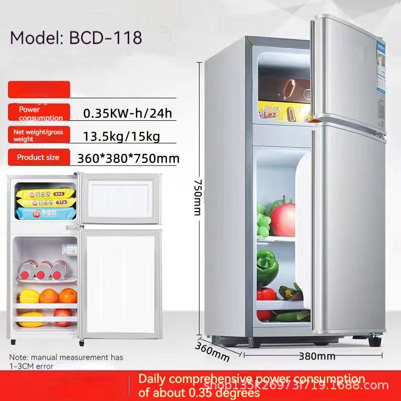 Two-Door Three-Door Large Capacity Refrigerator for Single Adults and Apartments