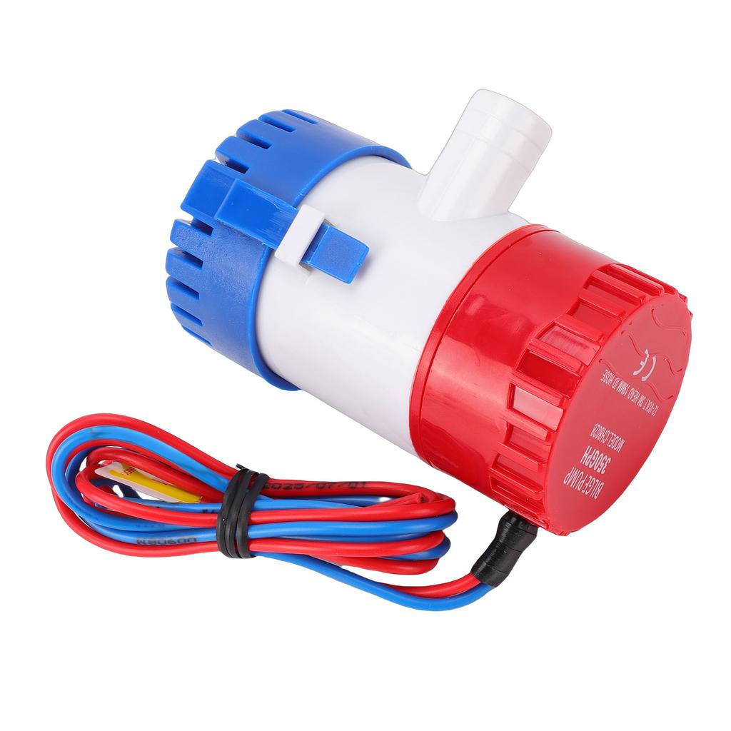 Automatic Boat Bilge Water Pump 12V 350GPH Quiet Motor Submersible Bilge Pump 3 4 Inch Outlet