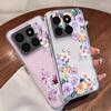 Colorful Peony Floral Case For Xiaomi Redmi Note 15 Pro 4G Funda Redmi Note 14 13 Pro 5G Clear TPU Silicone Soft Cover