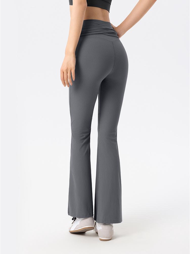 High-Waisted Butt-Lifting Flare Yoga Pants for Women