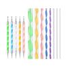 Dual-Ended Nail Art Dotting Pen & Wax Pencil Set - 5 Pieces