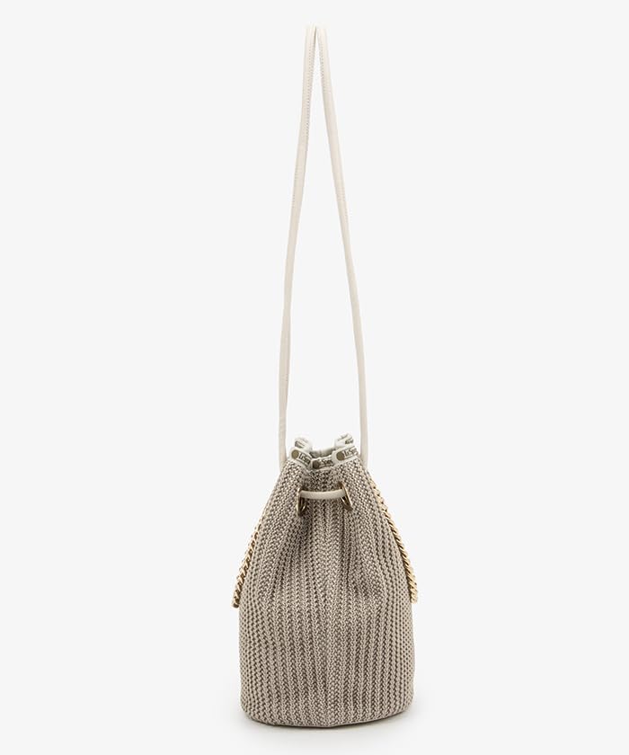 Official Tote Bag CHAIN CROCHET SM Beige Crochet [LeSportsac] BUCKET/1364 Women's