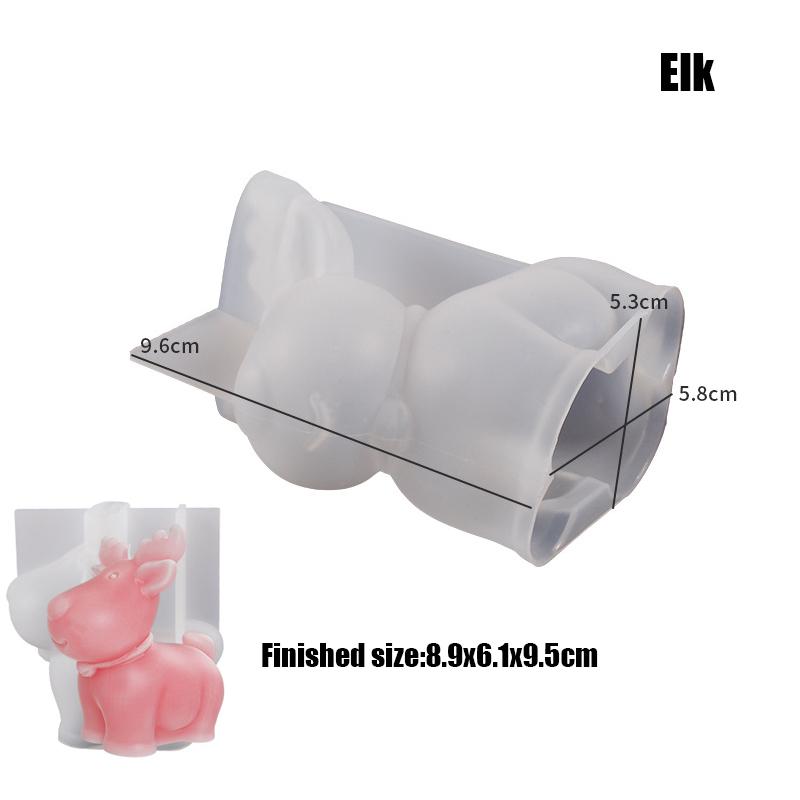 DIY Weihnachten Glocke Hirsch Strumpf Silikon Form Harz Casting Decor Anhänger Form