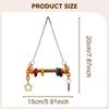 Bird Swing Toy,Parrot Perch Climbing Hanging Chewing Stand for Budgie,Small to