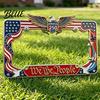 America 250 Years Car Frame 250th Anniversary Commemorative License Plate Frame 1776-2026 Patriotic American USA Flag Universal Holder for