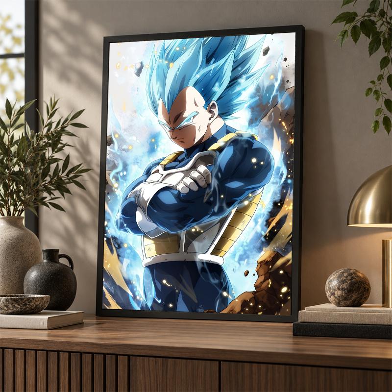 5D Diamond Painting Dragon Ball Vegeta DIY Full Drill Diamond Art Kit Home Decoration
