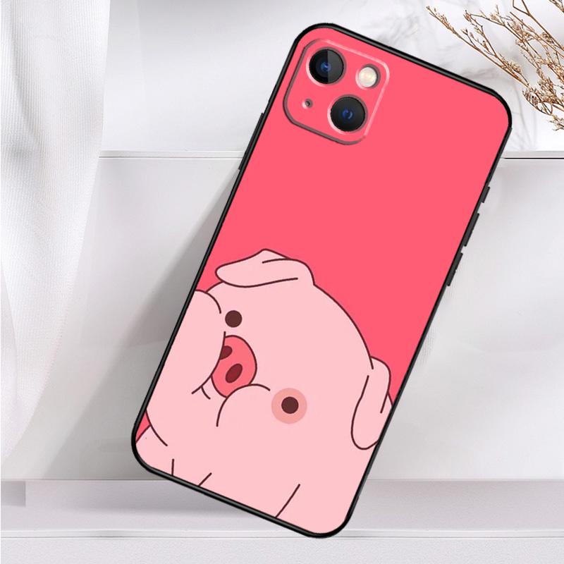 Cartoon Pig Shockproof Case For iPhone 17 16 Pro Max 11 14 15 Plus 12 13 Mini 16e 17 Air Phone Cover