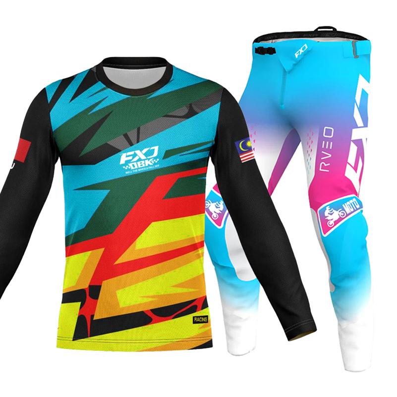 Motocross-Ausrüstungsset für Kinder 4 5 6 7 8 9 10 11 12 13 Jahre Jugend Kind Motorrad Junge Mädchen Jersey Hose Kits Rennanzug Offroad Enduro MX MTB