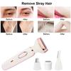 Portable Epilator Tool Electric Razor for Women Body Leg Bikini Hair Trimmer Painless Face Mustache Shaver Underarm Hair Removal