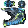 Off-Road Non-Helmet Motorcycle Small Off-Road Helmet Racing Lightweight Mountain Full Helmet with Windshield